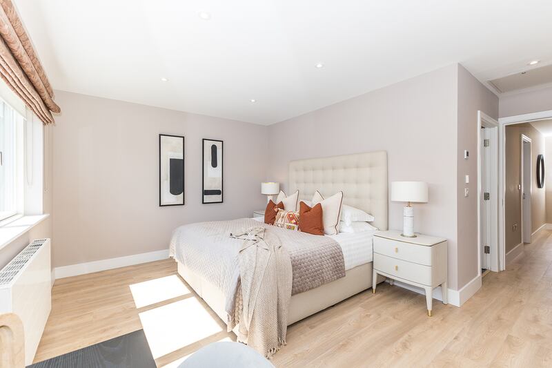 Principal bedroom in three-bed house