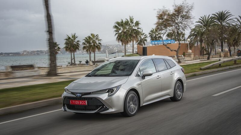 The Corolla estate: its 471-litre boot makes it 110 litres more practical than the hatchback Corolla and the interior has the same neat, logical, pleasing layout; the same big touchscreen; the same exceptionally comfortable seats, which aid and abet the smooth ride quality