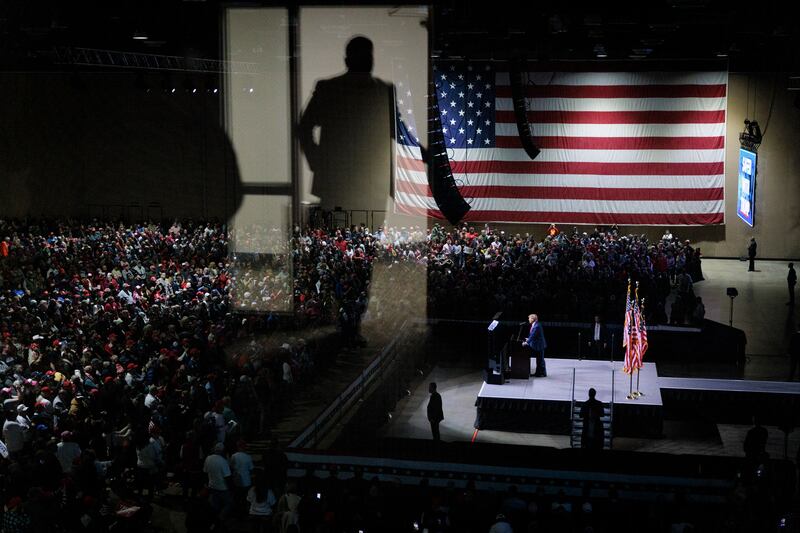 Former US president Donald Trump: His re-election at the end of 2024 would be a disaster for the US and for the world. Photograph: Max Whittaker/New York Times