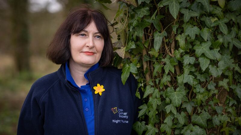 Irish Cancer Society southeast region night nurse Anna Drynan Gale is pictured at her home in Thomastown, Co Kilkenny. Photograph: Dylan Vaughan