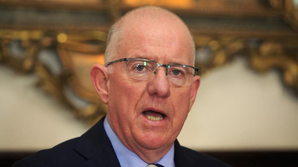 Minister for Foreign Affairs Charlie Flanagan has announced the allocation of €5 million to the International Fund for Ireland. Photograph: Gareth Chaney Collins