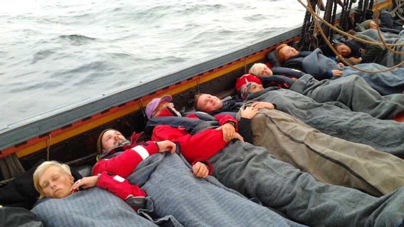 Sleeping arrangements on board the Sea Stallion