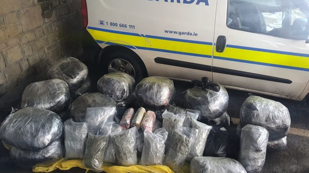 The estimated value of the seizure in Co Laois in Wednesday is approximately €3.9 million.