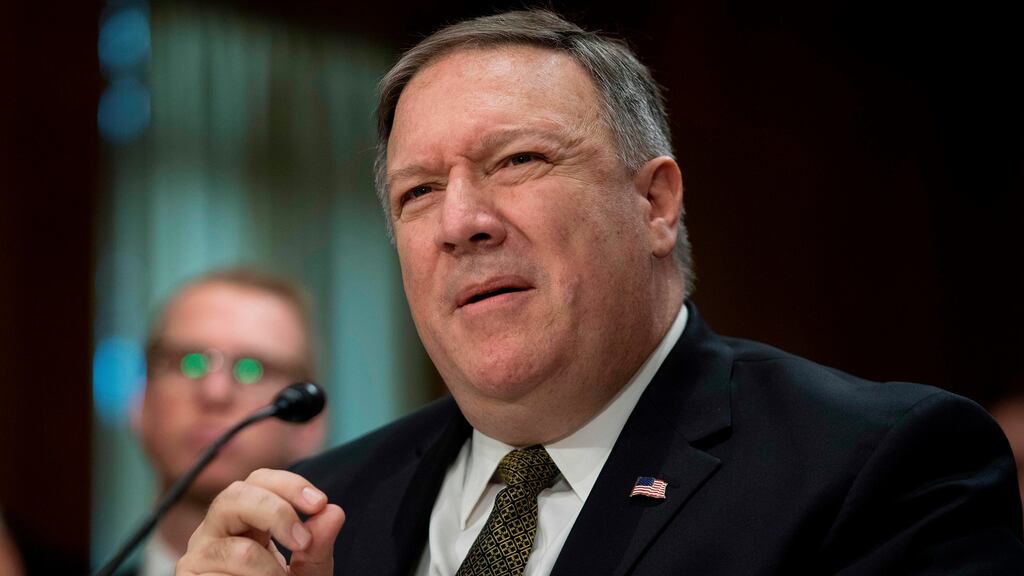 Mike Pompeo, director of the CIA and incoming secretary of state, had a secret meeting with Kim Jong-un in North Korea during Easter. Photograph: Jim Watson/AFP/Getty Images