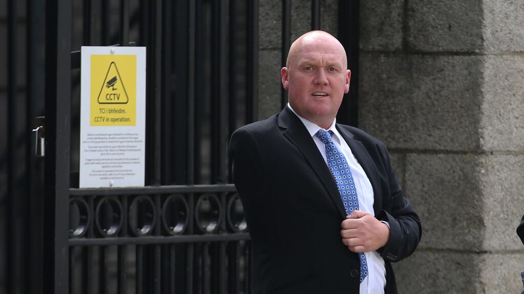 Andrzej Stefanowicz of Boolteens East, Castlemaine, Co Kerry leaving the High Court in Dublin on Friday. Photograph: Collins Courts