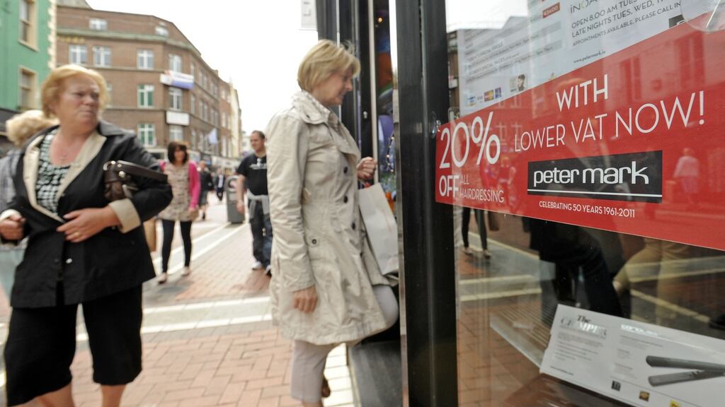 There is no real cause of alarm in that figure: the collection of €4.16 billion in VAT was still ahead of the opening four months of 2015. Although domestic demand drove the most recent phase of recovery, the VAT figures shows that consumers are spending somewhat less than anticipated even after an income tax cut in January.