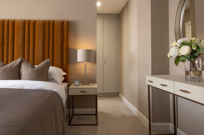 Bedrooms in three-bed show house