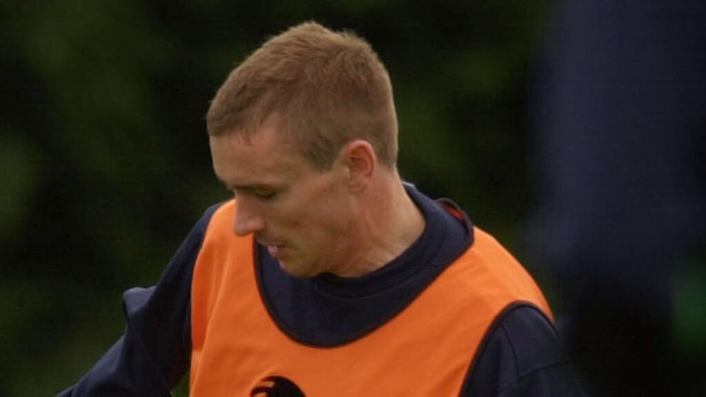 Cork City’s Colin Healy was sent off while playing against Bray Wanderers at Turner’s Cross. Photographe: Dara MacDónaill.