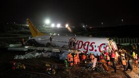 Three dead after plane skids off runway in Istanbul