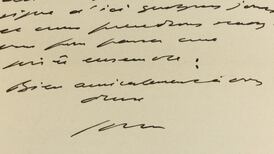 Price of Samuel Beckett’s letters plummets