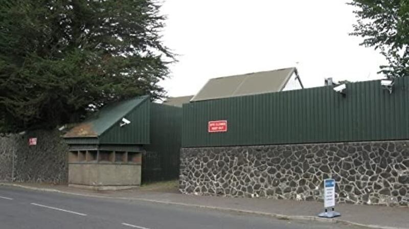 The former RUC station in Bellaghy, Co Derry, where the HomePlace now stands