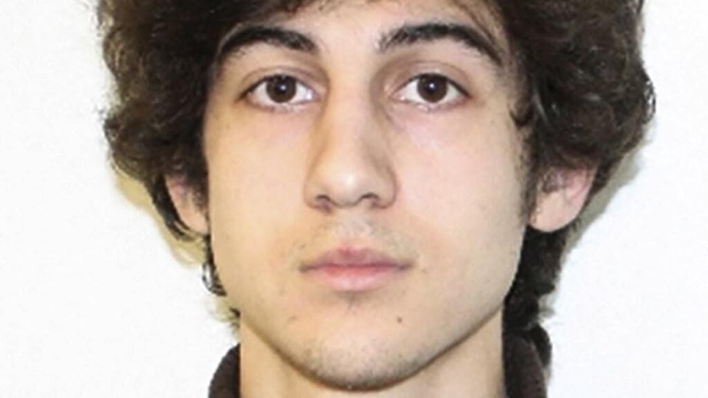 File photograph of Dzhokhar Tsarnaev, who was convicted of 30 federal charges relating to the twin bombings at the Boston Marathon finishing line in 2013. Tsarnaev’s lawyers have urged the jury in the case not to grant him the death penalty. Photograph: FBI handout/Reuters