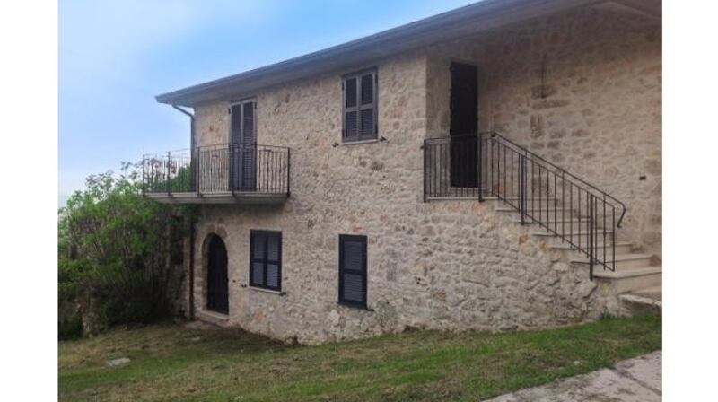 This 100sq m (1,076sq ft) house in Lazio has been structurally restored but needs internal finishes.