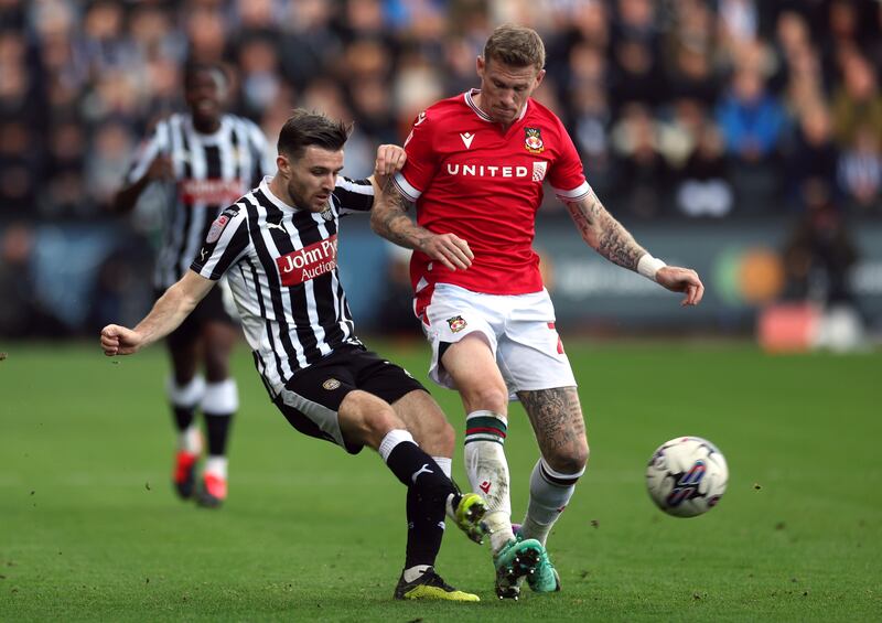 By the sounds of things there are plenty of James McClean loyalists among the Wrexham faithful. Photograph: Bradley Collyer/PA Wire