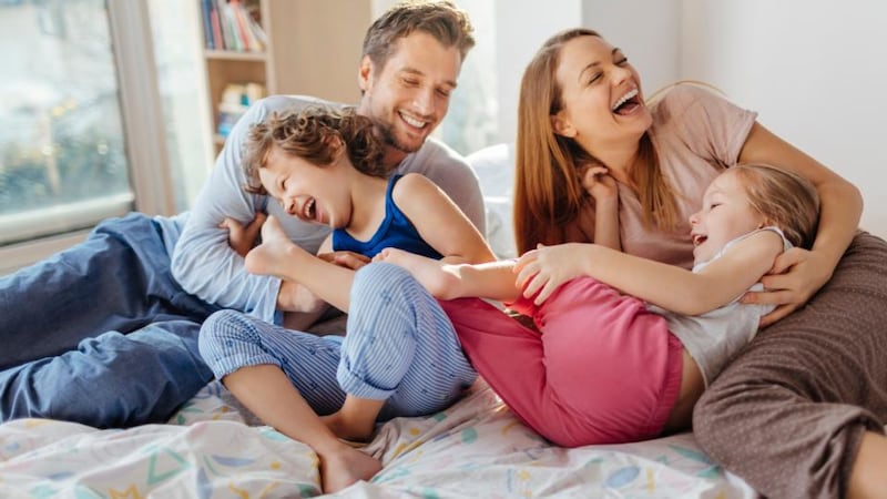 Healthy families have routines which allow for chatting between  parents and children. Photograph: iStock