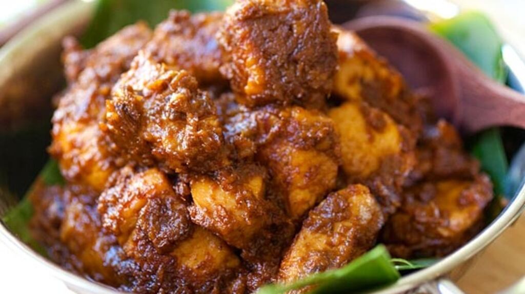 The chicken should be soft and tender to the bite, and the spices lend intense aromas and flavours to the dish