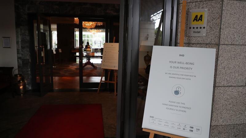 Behind the scenes at the InterContinental hotel in Ballsbridge. Photograph: Nick Bradshaw/ The Irish Times