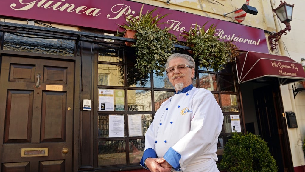 Mervyn Stewart at The Guinea Pig restaurant in Dalkey. Photograph: Eric Luke