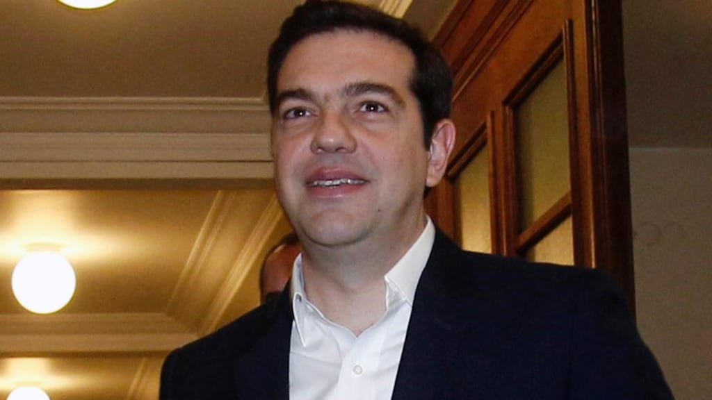 Greece’s prime minister Alexis Tsipras: a ‘victim of the machine he created in his naive haste to seize power before he – and his party – was ready for it’. Photograph: Alexandros Vlachos/EPA