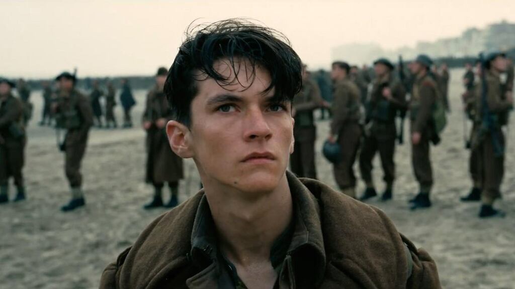 Fionn Whitehead in Dunkirk
