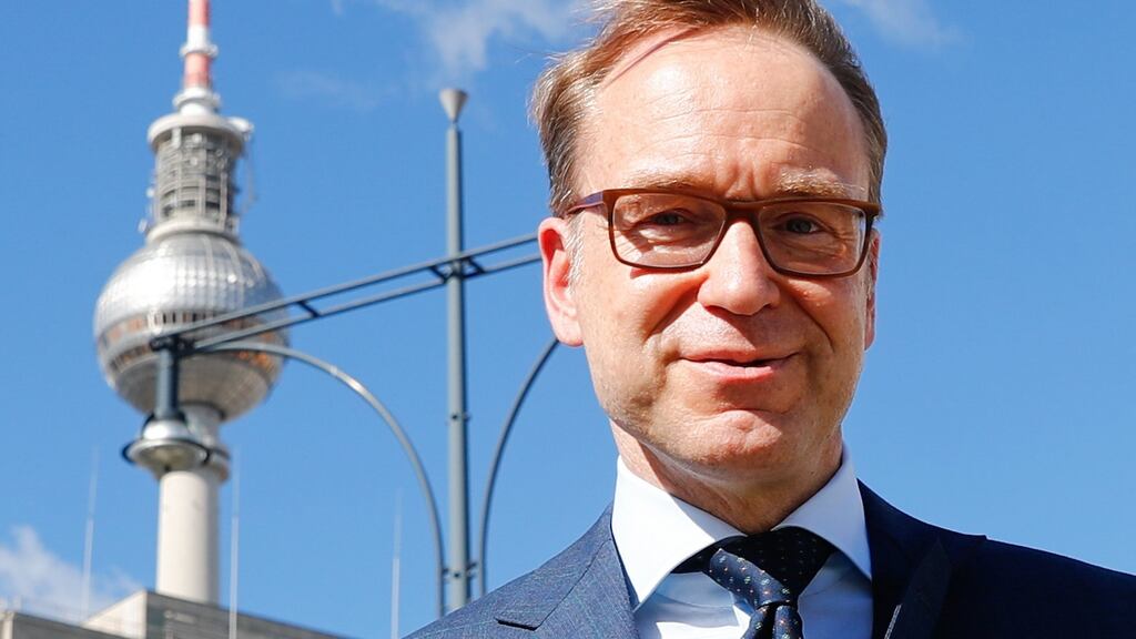 German Bundesbank president Jens Weidmann. Photograph: Fabrizio Bensch/Reuters