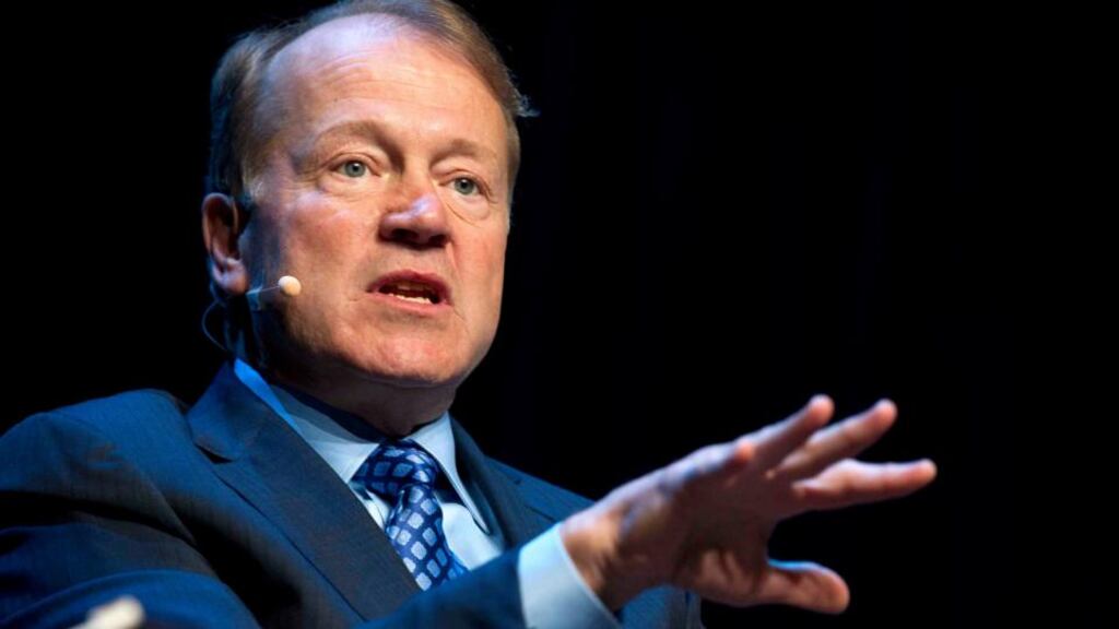 John Chambers,  who    is to  to become executive chairman at Cisco Systems  while  17-year company veteran Chuck Robbins will become chief executive,  from July 26th. Photograph: Steve Marcus/Reuters