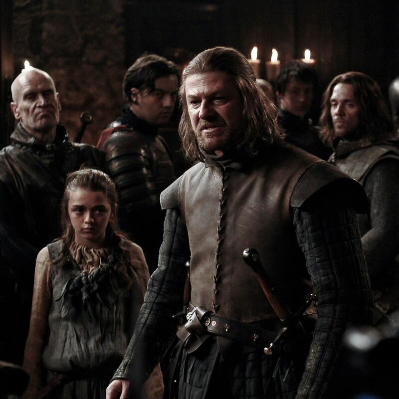 Game of Thrones: Sean Bean as Ned Stark. Photograph: Helen Sloan/HBO/Sky