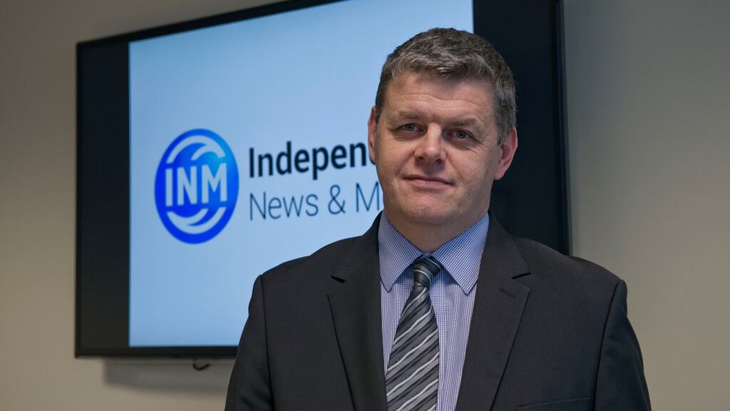 Independent News & Media  chief executive Robert Pitt:  “It is up to the market to decide if they want to invest in the business and reap the rewards of that.”  Photograph: Brenda Fitzsimons