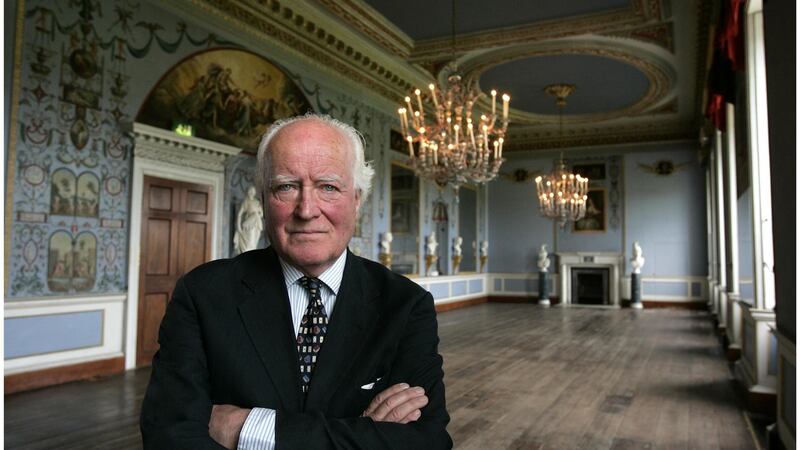 Desmond Guinness, at Castletown House, Celbridge, Co. Kildare. File photograph: Dara Mac Dónaill
