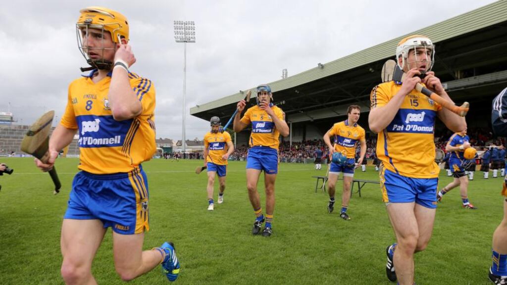 The return of Colm Galvin, Brendan Bugler and Conor McGrath should help Clare prove too strong for Offaly. Photograph: Cathal Noonan/Inpho
