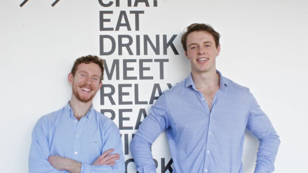 Ekho founders  Mark McGeough and Raef Tyrrell set up their company in June 2017