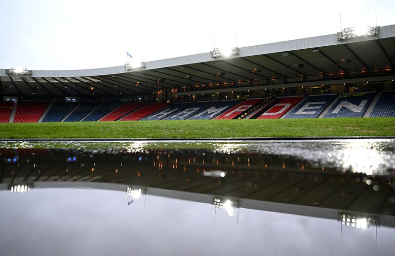 Hampden Park in Glasgow. Photograph: Justin Setterfield/Getty Images