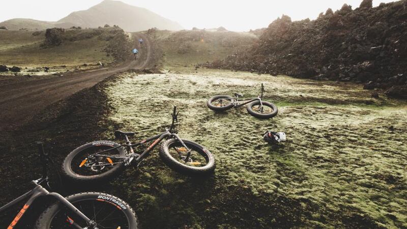 Fatbiking is proving popular in Iceland: the oversized tyres and robust mountain bike frames are perfect for dealing with the unforgiving landscape.