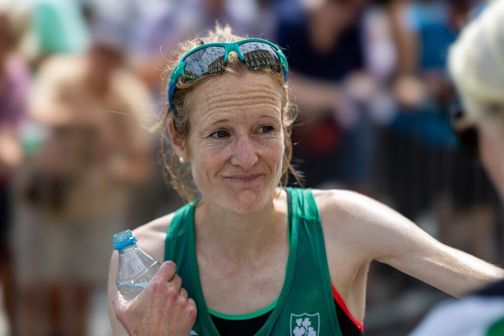 Fionnula Cormack after finishing seventh at the European Championships. Photograph: Morgan Treacy/Inpho