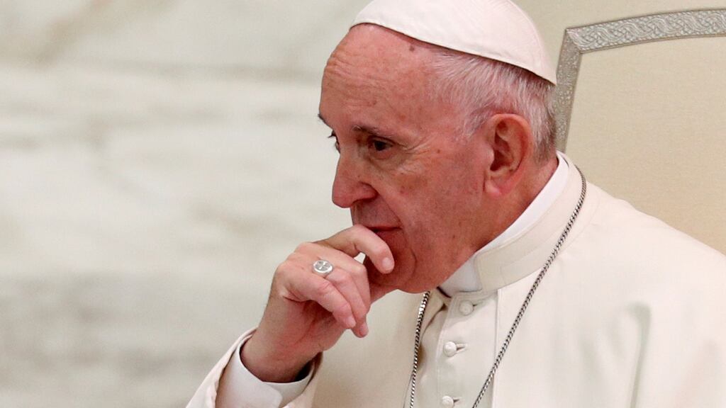 ‘In our societies it even seems that homosexuality is fashionable,’ says Pope Francis. Photograph: Reuters/Max Rossi/File Photo