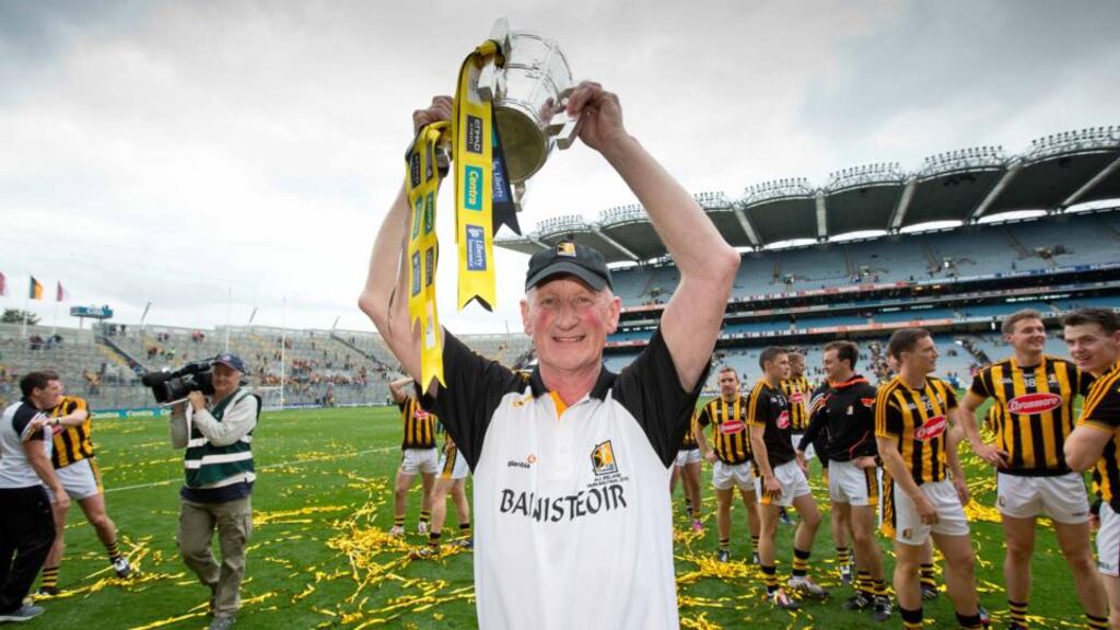 Brian cody won his 11th All-Ireland hurling title in 15 years with Kilkenny after yesterday’s final win over Galway at Croke Park. Photograph: inpho