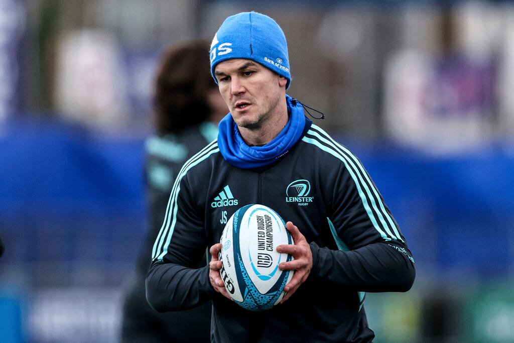 Johnny Sexton: had surgery on a facial injury sustained in a clash of heads with Connacht’s Jarrad Butler at the RDS on New Year's Day. Photograph: Ben Brady/Inpho