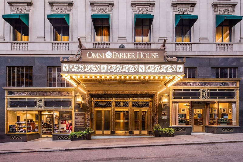 The Omni Parker House hotel in Boston where the woman said she was raped by Dublin firefighter Terence Crosbie.