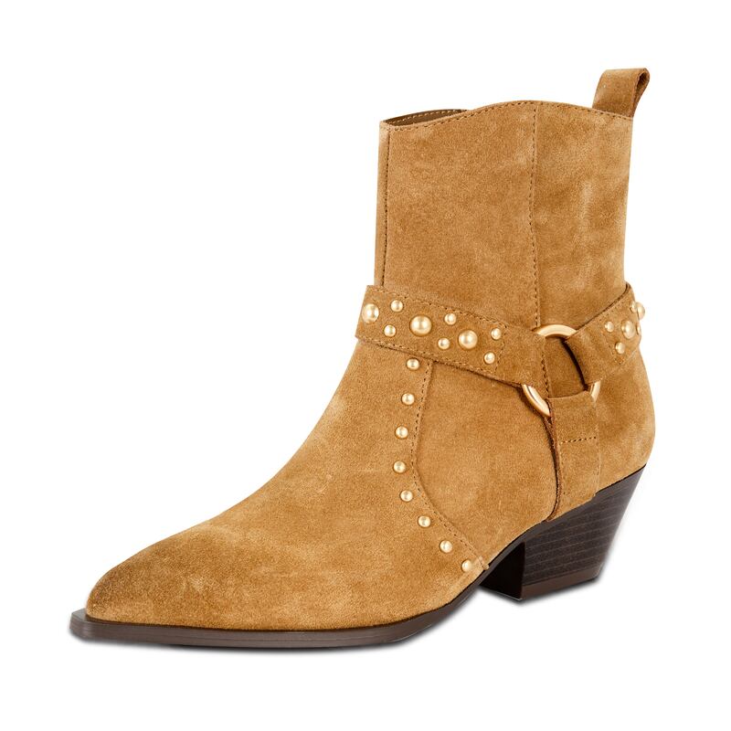 Camel ankle boot for €38, available at Penneys x Rita Ora