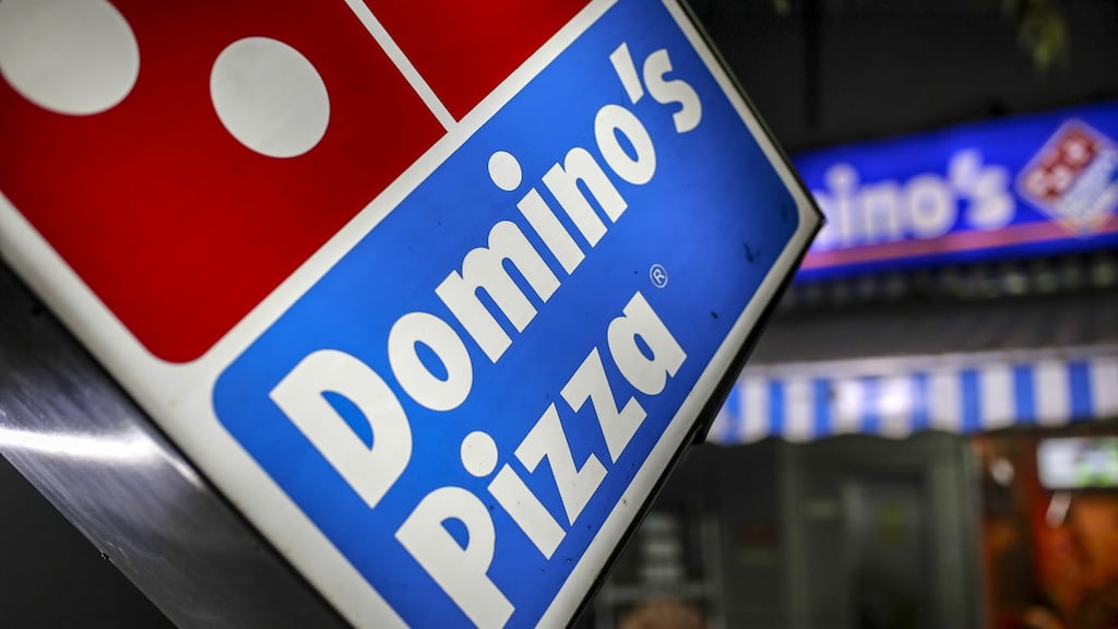 Irish sales of Domino’s Pizza rose 8.5 per cent in the first half of the year to €35.4 million. Photograph: Dhiraj Singh/Bloomberg