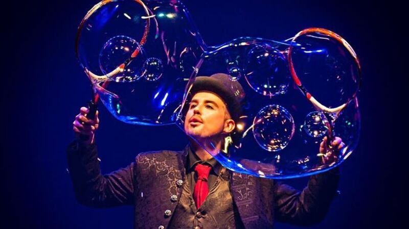 Be amazed by the bubble artists at the National Concert Hall.