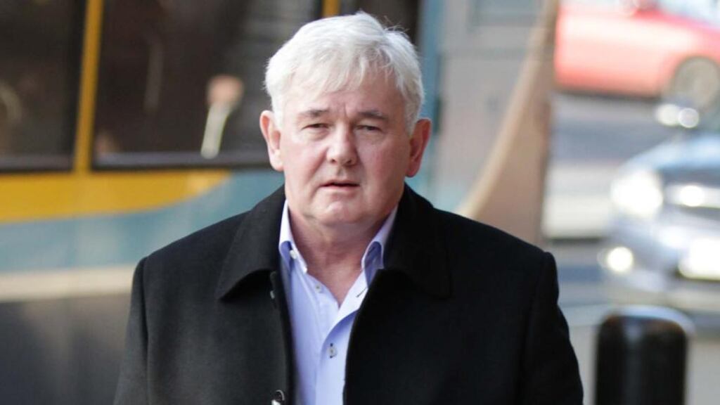 John Gilligan pictured this afternoon at the Four Courts in Dublin. Photograph: Collins Courts