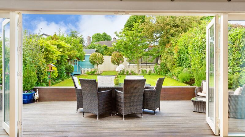 Outdoor seating area.