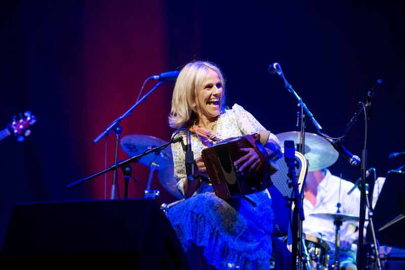 Sharon Shannon wowing the audience at Belfast TradFest
