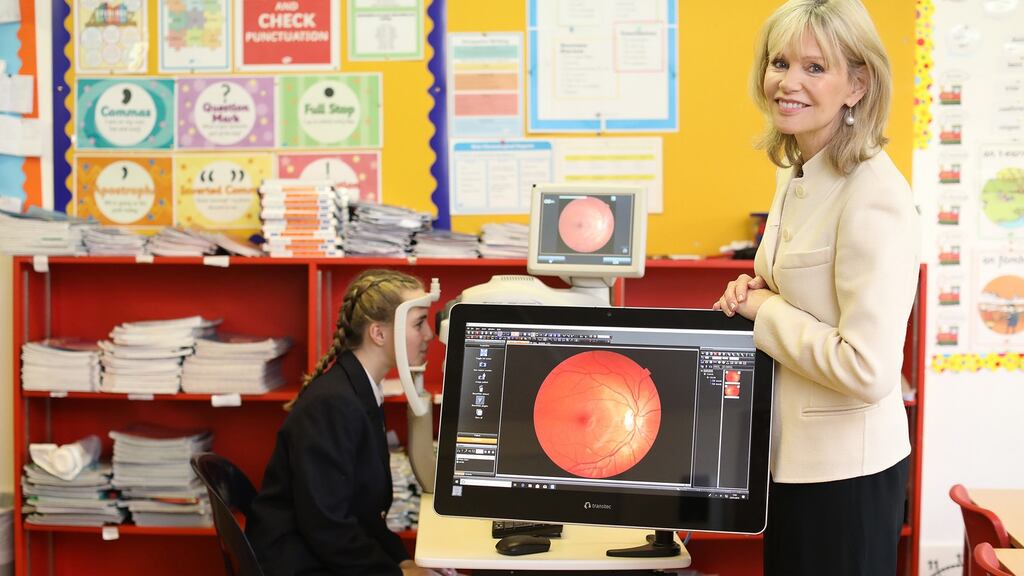 Dr Kate Coleman, founder of iKey: the firm has teamed up with a Dublin school for a study that could lead to an age verification system that works by scanning a person’s eye. Photograph: Julien Behal