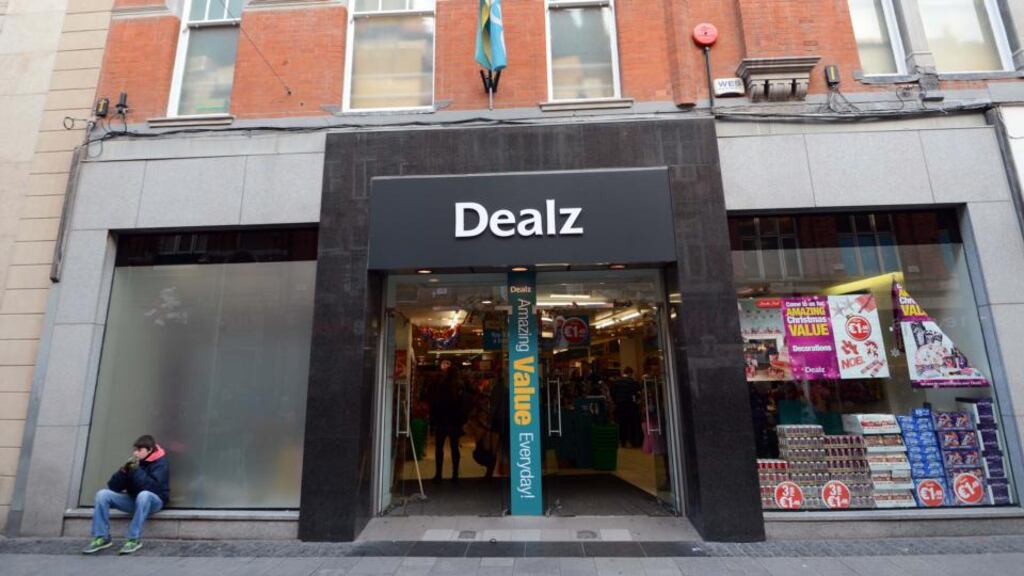 Discount store Dealz has opened 56 stores in Ireland since 2011, creating some 1,100 jobs. Photograph: Eric Luke