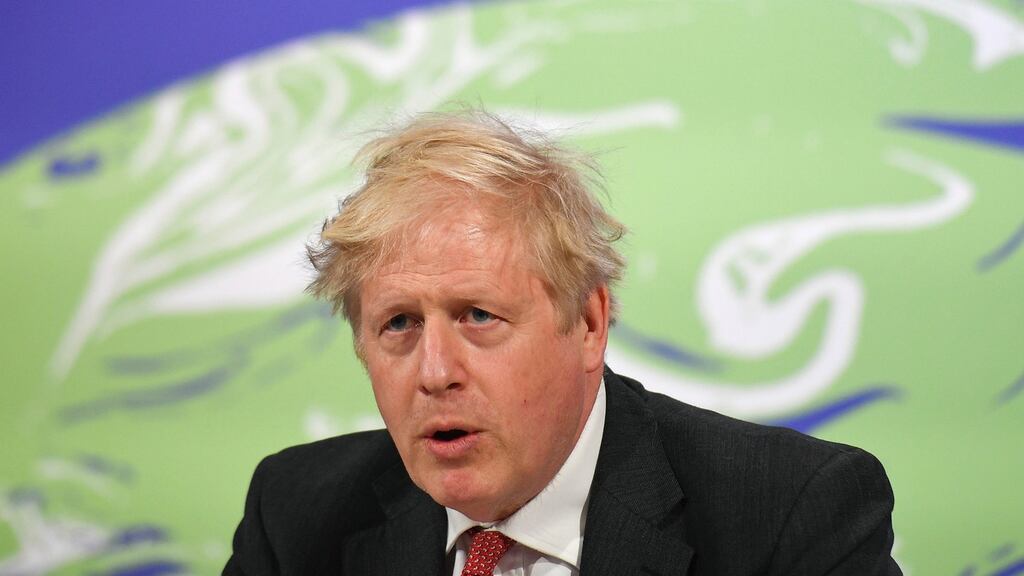 British prime minister Boris Johnson: Embroiled in a war of words with his former adviser Dominic Cummings.  Photograph: Justin Tallis/PA Wire