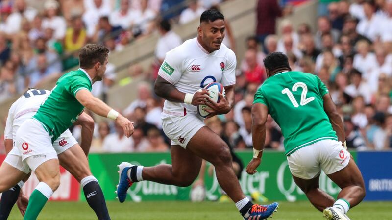 England centre Manu Tuilagi is on the look out for a new club. Photograph: Billy Stickland/Inpho