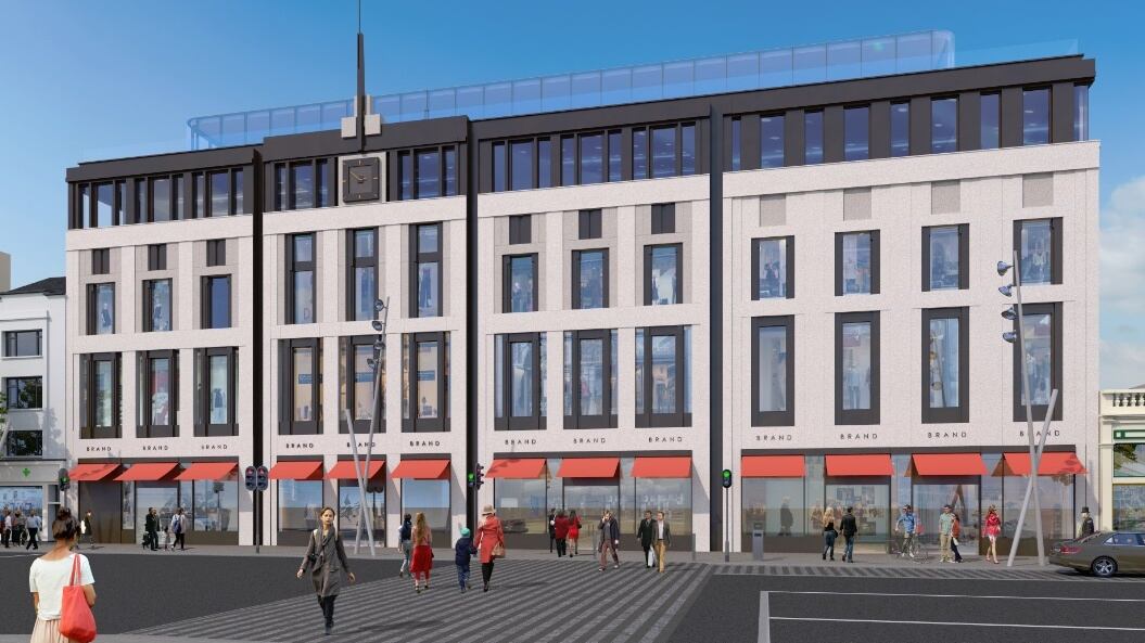 “The Capitol”, located on the city’s principal shopping thoroughfare of St Patrick’s Street but also with frontage to Grand Parade, is a €50 million development by local developer JCD