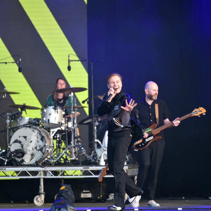 Franz Ferdinand at Forest Fest. Photograph: Brian Bastick